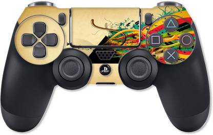 GADGETSWRAP PS4CS11018 - Printed funky creaction Split Skin For PS4 Controller  Gaming Accessory Kit