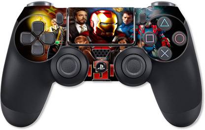 GADGETSWRAP PS4CS11456 - Printed iron man 3 Split Skin For PS4 Controller  Gaming Accessory Kit