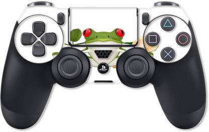 GADGETSWRAP PS4CS11009 - Printed frog with flower Split Skin For PS4 Controller  Gaming Accessory Kit