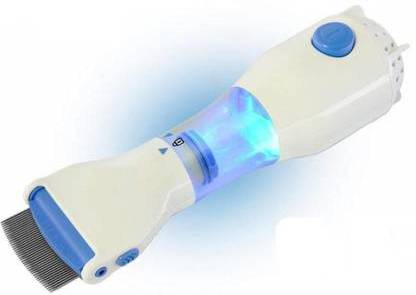b.h.fashion Electrical Head Lice Comb Lice Solution Chemical Free Kills Head Lice Capture Lice (White)