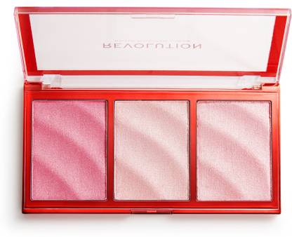 Makeup Revolution Precious Stone Highlighter Palette Ruby Crush Highlighter