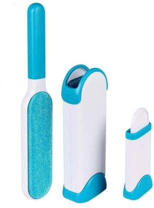 WHOLE MART Pet Hair, Dust, Lint Remover for Clothing & Furniture - Double Sided, Self-Cleaning & Reusable Lint Roller