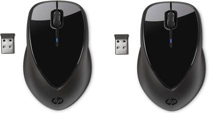 HP A0X35AA#ABA Wireless Mouse X4000 with Laser Sensor (Pack of 2) Wireless Ambidextrous Laser Mouse  with Bluetooth