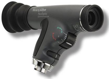 Welch Allyn PanOptic 3.5V Halogen HPX With Slit Aperture, Half-Moon Aperture, Red-Free Filter (Head Only) Direct Ophthalmoscope
