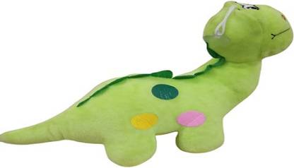 LAVYA Green Soft Cartoon Cuddly Small Dinosaur Dragon Colourful  - 25 cm