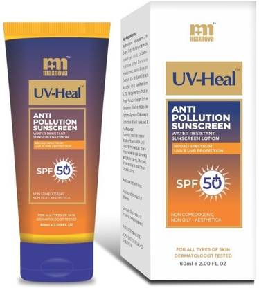 MAXNOVA HEALTHCARE Sunscreen - SPF 50 PA++ ANTI POLLUTIN SUNSCREEN