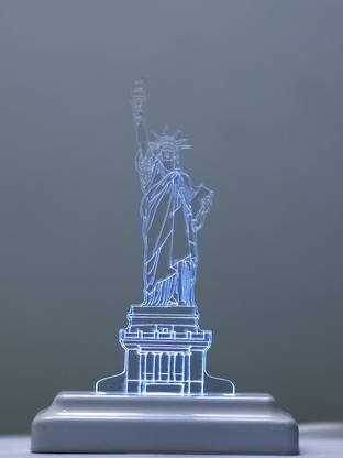 YONKER LED Acrylic The Statue Of Liberty / 7 Wonder Of World Changing LED Night Table Lamp Table Lamp