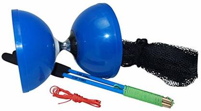 Flight Diabolo Triple Bearing Medium Chinese Yoyo Diabolo Toy with Carbon Sticks