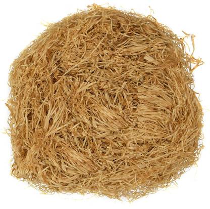 Vardhman Gift Paper Shreds Easter Grass Paper for Packing and Gift Party Crafts Accessories Decorations,Color Light Brown