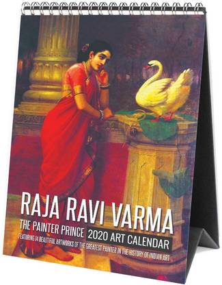 Tallenge Raja Ravi Varma Desk Calendar 2020 2020-2021 Table Calendar
