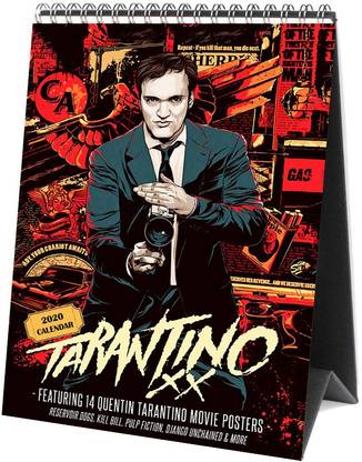 Tallenge Quentin Tarantino Desk Calendar 2020 2020-2021 Table Calendar