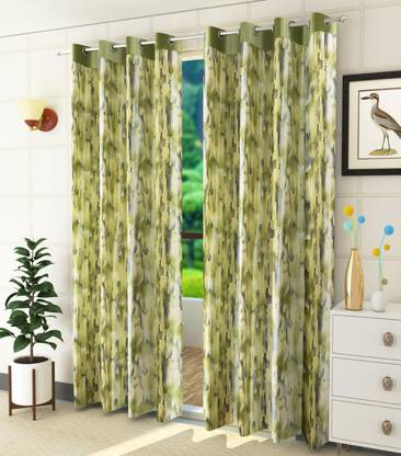 Rixon Global 213 cm (7 ft) Polyester Blackout Window Curtain (Pack Of 2)