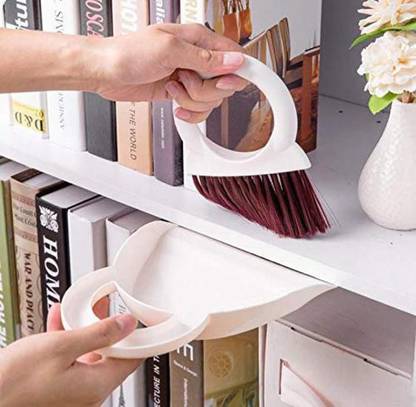 ShoppoWorld Plastic Cleaning Broom Brush and Dustpan Set Plastic Dustpan
