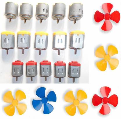 ESP Science Project Kit/15 Pieces 3-9 V Standard DC Motor with Propeller Motor Control Electronic Hobby Kit
