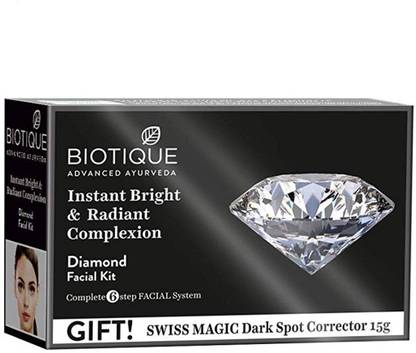 BIOTIQUE Instant Bright & Radiant Complexion Diamond Facial Kit