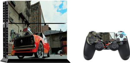 GADGETSWRAP SPS4C15006 - Printed gta v mod 4k 1 Skin For PS4 Console & Controller  Gaming Accessory Kit