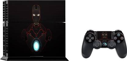 GADGETSWRAP SPS4C15253 - Printed Iron Man Blueprint Skin For PS4 Console & Controller  Gaming Accessory Kit