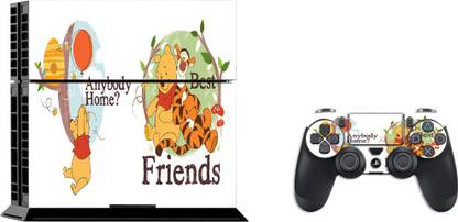 GADGETSWRAP SPS4C17078 - Printed Winnie the Pooh Style Guide Disney PeT Skin For PS4 Console & Controller  Gaming Accessory Kit