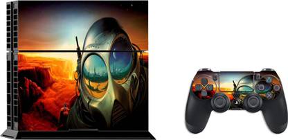 GADGETSWRAP SPS4C13424 - Printed Alien Rap Skin For PS4 Console & Controller  Gaming Accessory Kit