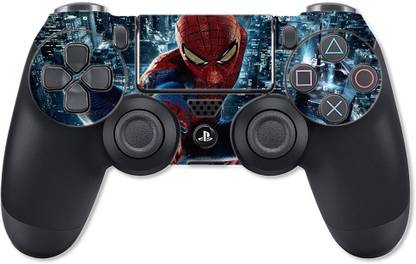 GADGETSWRAP PS4CS12586 - Printed spiderman web Split Skin For PS4 Controller  Gaming Accessory Kit