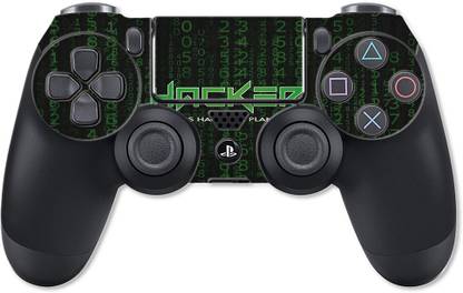 GADGETSWRAP PS4CS11238 - Printed hackers lets hack Split Skin For PS4 Controller  Gaming Accessory Kit