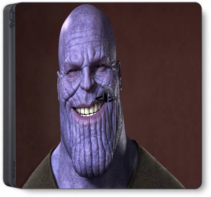 GADGETSWRAP PS4CS9012 - Printed Thanos Smiling Skin For PS4  Gaming Accessory Kit