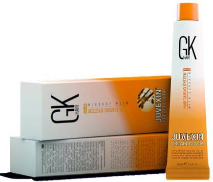 Global Keratin Juvexin Cream Color (100 ML) - 5 Number Shade , Light Brown