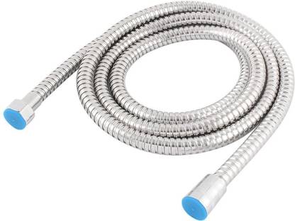 NEW WARE 2 Meter Chromed Stainless Steel Double-buckle Flexible Shower Hose tube Hand shower Hose Replacement Shower Tube, Health Faucet Tube, Flexible hose Tube Hose Pipe