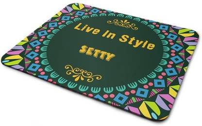 Apur Setty Live in Style Non Slip Base Mousepad