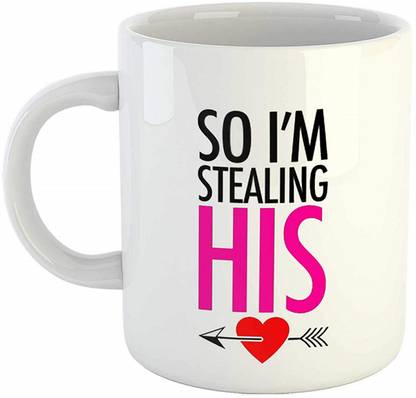 Surabimart I'm Stealing His Ceramic Coffee Mug