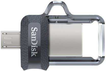 SanDisk DUAL OTG PEN DRIVE 64 OTG Drive Compatible with Laptop, Audio Player, Tablet, Desktop Computer, Mobile, Netbook USB 3.0 Plastic Case
