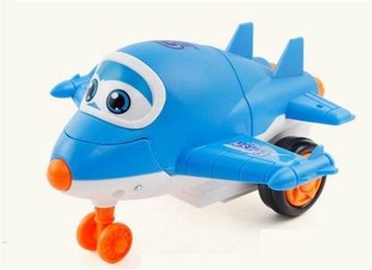 Q Box Multi Color 2 in 1 Transformer Mini Robotic Plane Toy