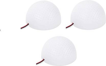 ATEKT Fidelity Voice Clear Audio Surveillance Microphone MIC for CCTV Systems in Round Shape Camera Microphone