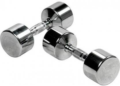 Laddi Sports BEST QUALITY STEEL DUMBBELL 3KG (PAIR) Fixed Weight Dumbbell