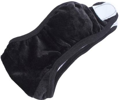 Nema 2 in 1 Unisex Winter Mouth Muffle/Earmuffs - Black Ear Muff