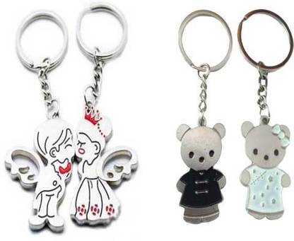 fashion fx Couple Keychain combo (Pack of 4) Key Chain