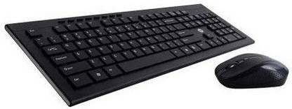 HP Multimedia Slim Wireless Keyboard & Mouse Combo Wireless Laptop Keyboard Wireless Standard Multi-device Keyboard Compatible with Desktop, Laptop, Mac