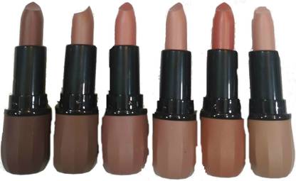GloKare 6 nude matte coffee,brown,nude color lipstick