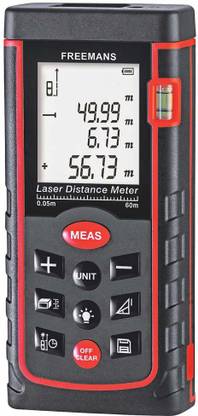 FREEMANS PRO-L60 Laser Distance Meter Measuring Tape - 60m Non-magnetic Engineer's Precision Level