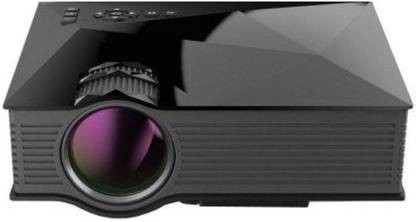 Bushwick Wi-Fi High Resolution Ultra Portable Data Show TV Video Games Home Cinema Theatre (1800 lm / Wireless / Remote Controller) Portable Projector