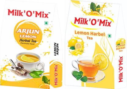 Milk'O'Mix Arjun Lemon Herbal Tea & Lemon Herbal Tea Combo Lemon Herbal Tea Box