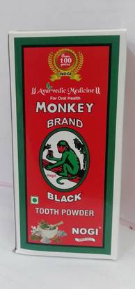 nogi Monkey Brand Black Toothpowder