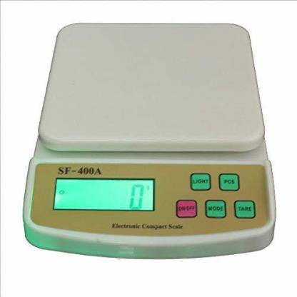 NAHIK FAB Electronic Digital 10 Kg Weight Scale Lcd Kitchen Weight Scale Machine Measure for measuring fruits,Spice,Food,Vegetable And More (Sf-400) Weighing Scale Weighing Scale