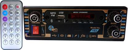 Xzoanmol 12 Volt DC CAR 2 Channel Amplifier with Bluetooth, FM & USB Player 60 W AV Power Receiver