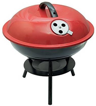 Unique Traders PortableCharcoalGrill(14-Inch,Red) Charcoal Grill