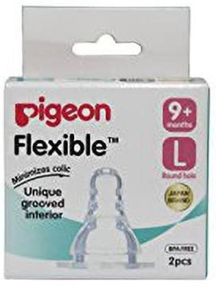 Pigeon Peristaltic Nipple 2 Pc L Siz Fast Flow Nipple