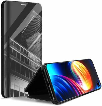 Addindia Flip Cover for Huawei Nova 3i Clear View Mirror Flip Case Cover