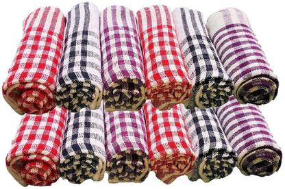dhruvaya HIGH QUALITY KITCHEN DUSTER Wet and Dry Cotton Cleaning Cloth