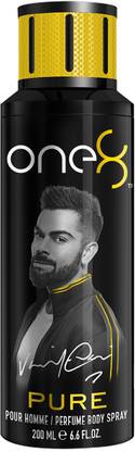 one8 by Virat Kohli Pure Perfume Body Spray 200 ml-Men Perfume Body Spray  -  For Men