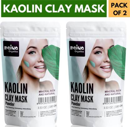 paiya organics 200gm Kaolin Clay Powder Face Mask For Whitening